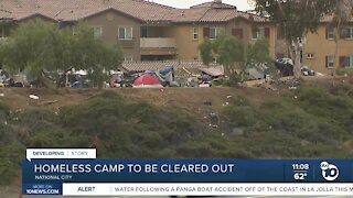 Homeless camp to be cleared out