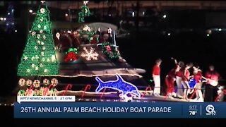26th annual Palm Beach Holiday Boat Parade held in Palm Beach County