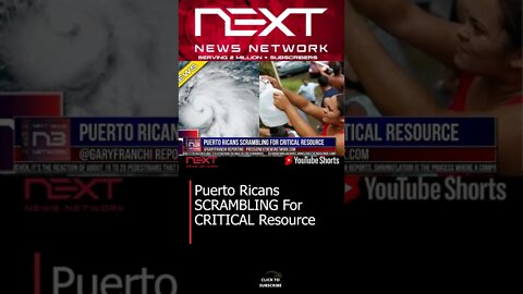 Puerto Ricans SCRAMBLING For CRITICAL Resource #shorts