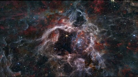 Exploring the Wonders of the Tarantula Nebula with the James Webb Space Telescope's 3D #short