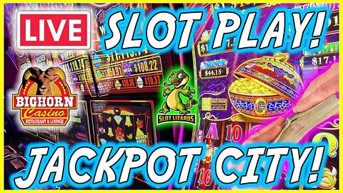 🔴 EPIC LIVE SLOT PLAY! J IS GONG FOR SOME GRAND JACKPOTS!!! BIGHORN CASINO!