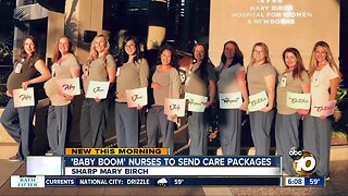 'Baby boom' nurses to send care packages