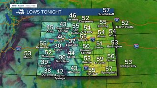 Tuesday evening forecast