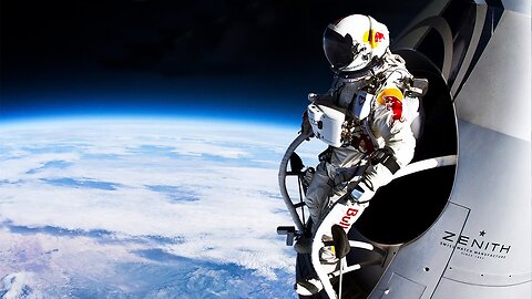 Highest jumped from space | this is a world record highest jumped
