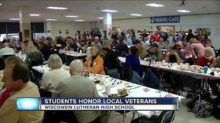 Wisconsin Lutheran H.S. students honor local military veterans