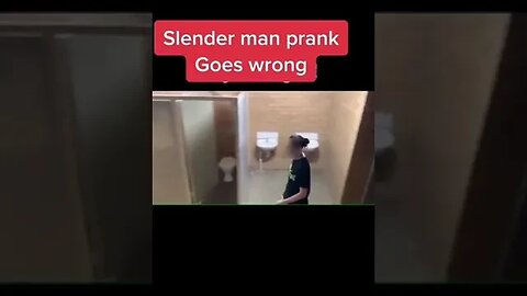 Slender Man Prank 😲 #shorts #scary