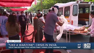 Valley man describes conditions in India after returning to U.S.