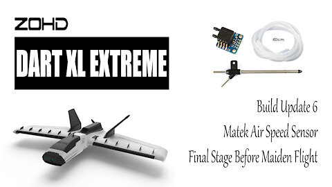 ZOHD Dart XL - Build - Matek Air Speed Sensor