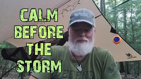 Camping in Rain / Hammock Camping Overnight in a Storm / New Maple Spam
