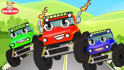 Wheels on the Bus | Monster Truck Special !