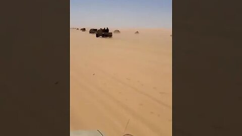 Chadian Army Rolling In Libyan border