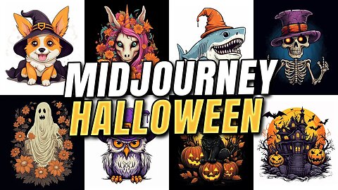 Midjourney Halloween Prompt & Design Guide for Print on Demand