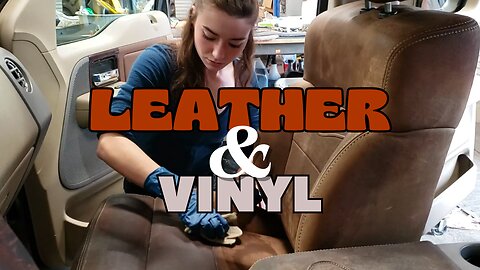 How to CLEAN/CONDITION Leather AND Vinyl Seats