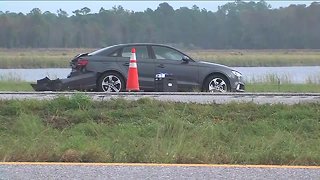 FHP trooper hit by car while working crash on I-95 in Martin County