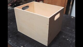 Baltic birch plywood storage box