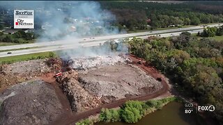 Fire at recycling facility in North Fort Myers
