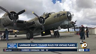 Lawmaker wants tougher rules for vintage planes