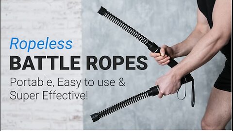 Ropeless Battle Ropes—Portable, Easy to use, Super Effective