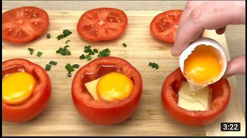 Just put an egg in a tomato and you will be amazed 😵