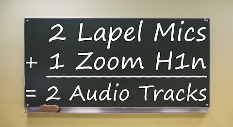 How To Record Two Mics To One Mic Jack (Zoom H1n or Zoom H1)