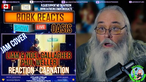 Liam & Noel Gallagher Paul Weller Reaction - Carnation Jam Cover | Requested