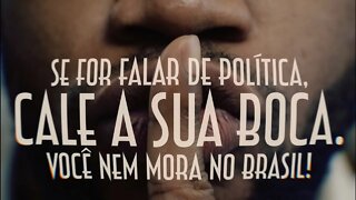 Se for falar de política, CALE A SUA BOCA. Vc nem mora no Brasil! - Emerson Martins Video Blog 2022