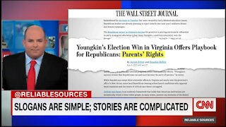 CNN's Brian Stelter Suggests Parents' Rights & CRT Are GOP Slogans