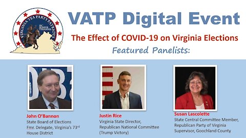 VATP Digital Event Effect of COVID 19 on Virginia Elections