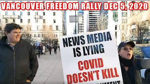 🚫💉🇨🇦 VANCOUVER XMAS COVID19 FREEDOM RALLY DEC 5 🚫😷🇨🇦