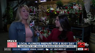 Valentines Day at Bakersfield Flower Market