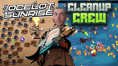 Vampire Survivors Alternatives - Let's Discover Indie Games Cleanup Crew & Ocelot Sunrise