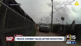 Truck owner speaks out after burglary and shooting death of teen