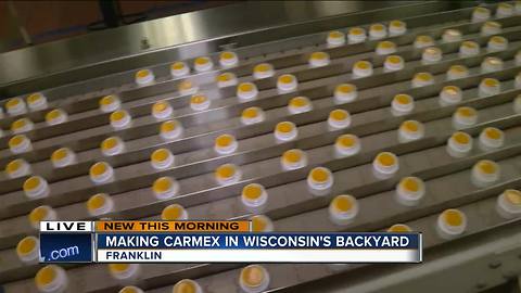 Carmex makes product in Wisconsin's backyard