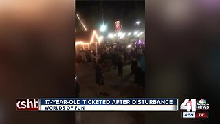 17-year-old ticketed after Worlds of Fun disturbance
