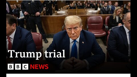 Donald Trump hush money trial hears open statement.