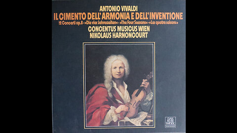 Vivaldi - Il Cimento Del Armonia-- Harnoncourt, Concentus Musicus Wien (1977) [Complete 2 LP Album]