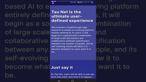 22 The Ultimate User-Defined Experience #shorts #tauchain #taunet #agoras