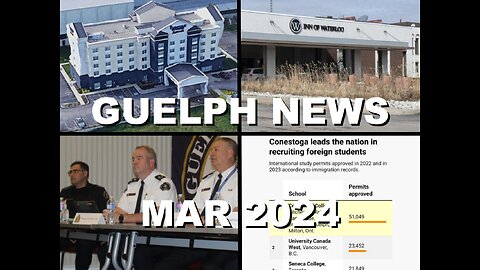 Guelphissauga News: Homeless Hotels, Conestoga's Cash Cow Calamity, & Cyber-Bullied Mayor | Mar 2023