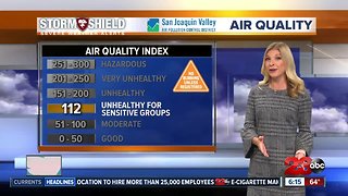 The valley will have bad air quality on November 14th