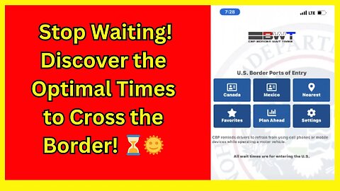 Best days & times to cross border Insider Advice for Smooth and Faster Border Crossings! ⏰