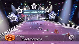 Mario Kart 8 Deluxe - 50cc (Hard CPU) - Electrodrome