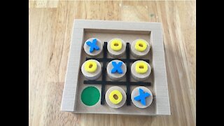 Tic Tac Toe Travel Sized 3D Printed Game