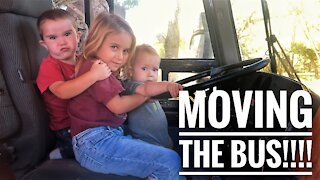 MOVING THE BUS!!!! (And walking along the river)
