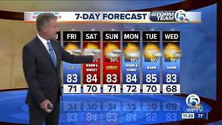 Latest Weather Forecast 11 p.m. Wednesday