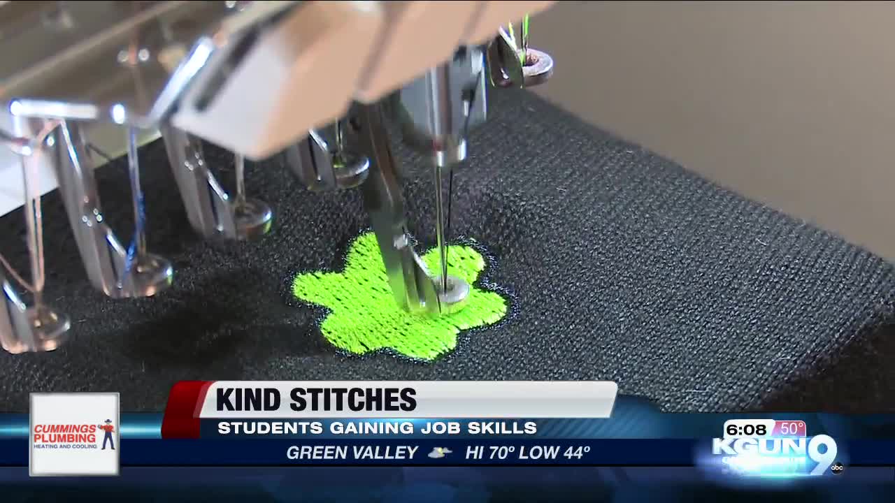 Stitching kindness messages across Tucson