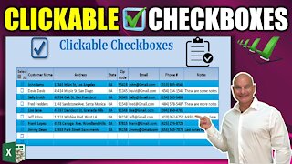 How To EASILY Add Checkboxes To ANY Microsoft Excel Table