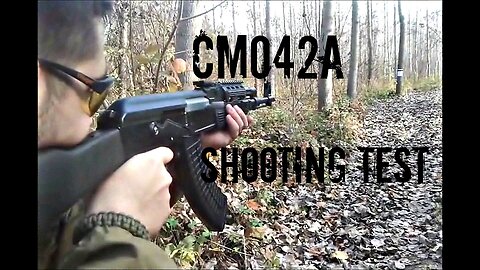 CM042A Airsoft Shooting Test (2015)