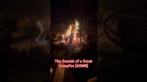 Campfire and Nature Sounds [ASMR] #shorts