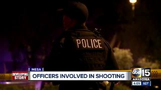 Suspect from Mesa officer-involved shooting hospitalized in critical condition