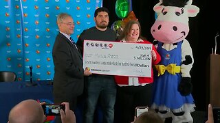 24-year-old Manuel Franco from West Allis introduced as winner of $768 Powerball jackpot